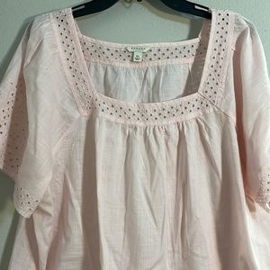 #199Sonoma pink blose Size XL